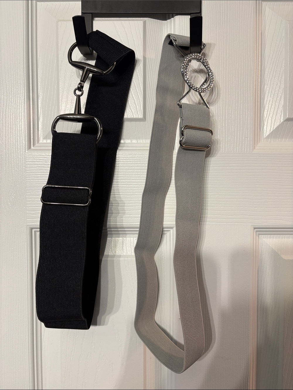 Harrison Howard Equestrian Belt- Black & Gray